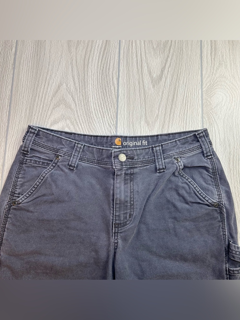 Carhartt Women’s 6 Original Fit Crawford Shorts Gray Rugged Flex Utility Outdoor - Picture 3 of 11